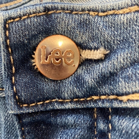 Lee Mid Rise Regular Straight Leg Denim Jeans Size 12L Pre-Owned - Picture 7 of 13